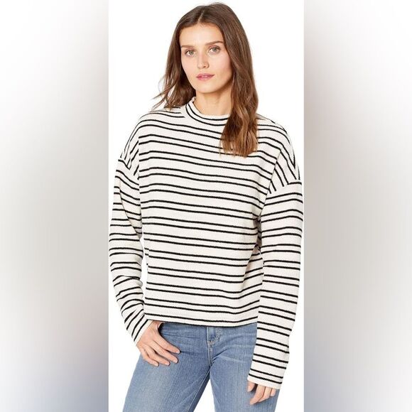 Sanctuary Alea Striped Pullover 3X black and off white NWT in packaging - Picture 1 of 4